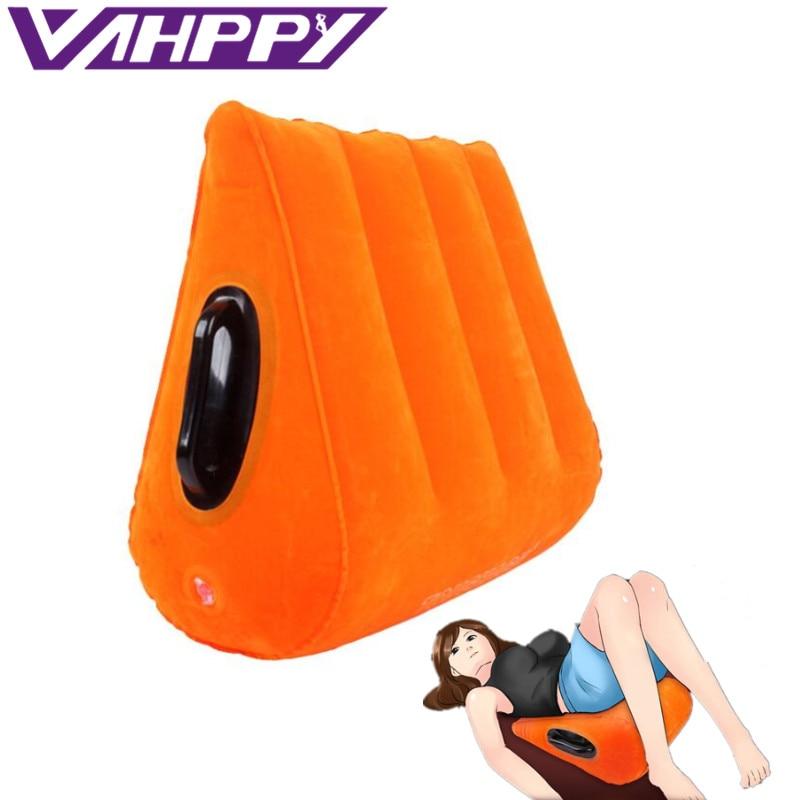 Adult Game TOUGHAGE Sex Pillow Inflatable Sex Furniture Triangle Magic Wedge Pillow Cushion Erotic Products Sex Toys for Couples