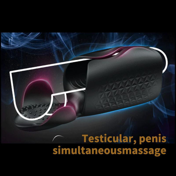 Adult Sex Toy For Men Male Masturbator Climax Delay Stimulate Glans Vibration Massager Delay Lasting Trainer Penis Massager