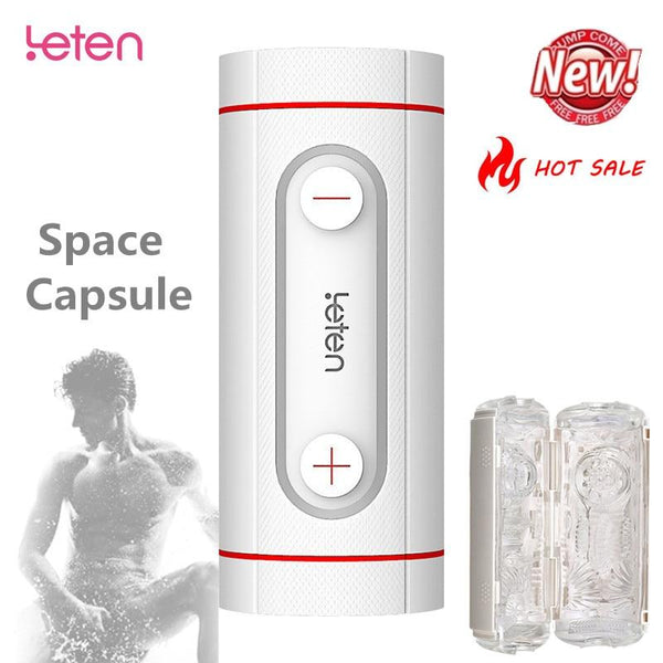 Leten Flip hole Dual channel Male Masturbation cup Sucking stimulating Vagina Real Pussy Adult Sex Toys For Men Sex Products New