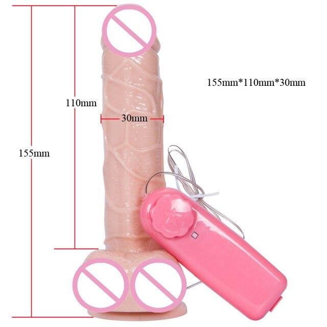 Swing Vibrator Huge Dildo Vibrators For Women Realistic G Spot Stimulate Penis Female Adult Sex Products Sex Toys For Woman