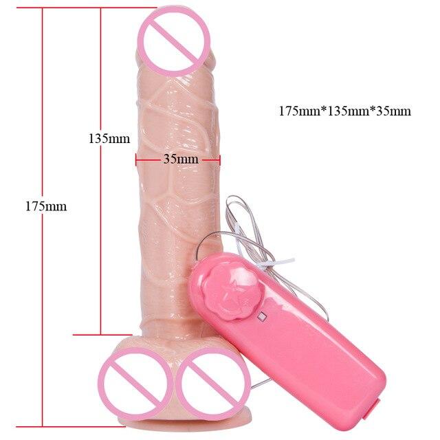 Swing Vibrator Huge Dildo Vibrators For Women Realistic G Spot Stimulate Penis Female Adult Sex Products Sex Toys For Woman
