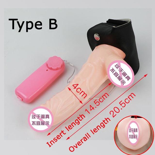 Electric Dildo Pants Strap on Realistic Dildo Vibrator Penis Extender Sleeve Gay Lesbian Pussy Fuckmachine Men Anal Strapon