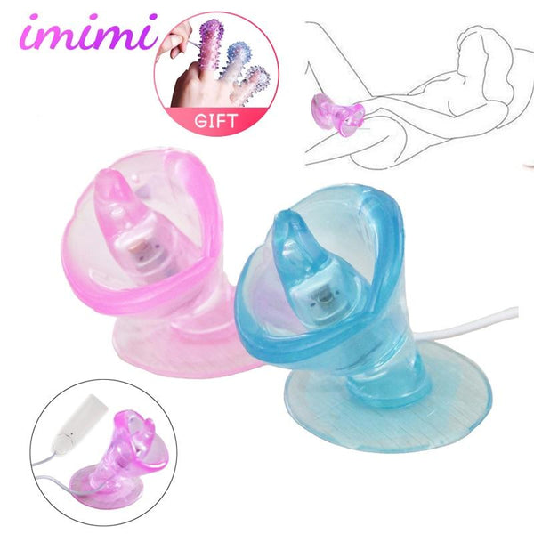 Intimate Tongue Stimulator Vacuum Pussy Cup Vagina Sucker Vibrator Peins Massage Suction Mouth Masturbate Oral Sex Toy For Women