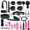 23pcs Sex Toys for Adult G-spot Vibrators Adult Game SM Bondage Restraint Adult toys Nylon Handcuffs Clit Stimulator Sex Shop