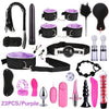 23pcs Sex Toys for Adult G-spot Vibrators Adult Game SM Bondage Restraint Adult toys Nylon Handcuffs Clit Stimulator Sex Shop