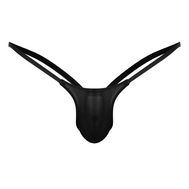 Swimwear Mens Swim Briefs Bikini G-string Thong Briefs Male Underwear Jockstrap Swimsuit Lingerie Low Rise Open Back Stretch