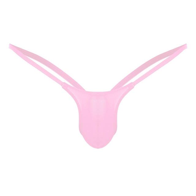 Swimwear Mens Swim Briefs Bikini G-string Thong Briefs Male Underwear Jockstrap Swimsuit Lingerie Low Rise Open Back Stretch