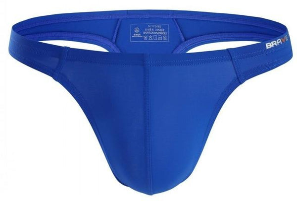 New Sexy Mens Swimming Shorts Gay Triangle Swimsuit Briefs Swimwear Low Waist Trunks Bathing Suit Men's Thongs  Brave Person