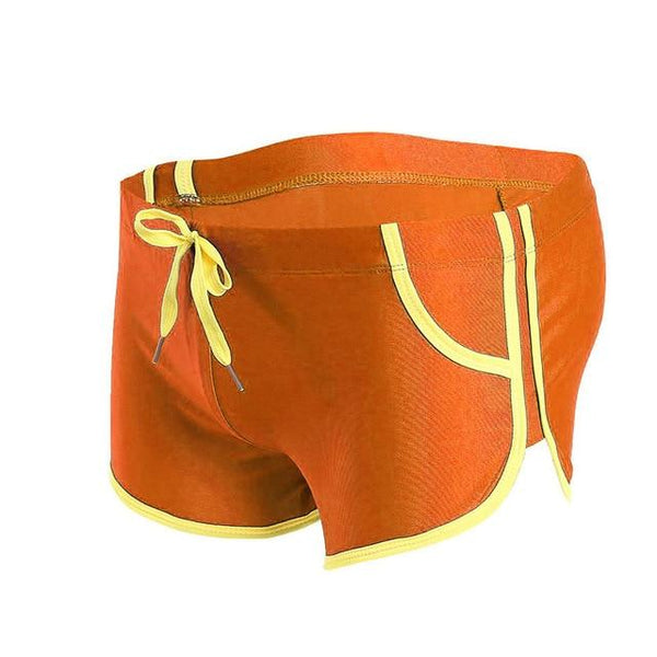 Men Summer Swimwear Quick Dry SwimmingTrunks Surfing Swim Briefs Tether Shorts Slim Short Pants Beach Sea Board Surf Swimsuit