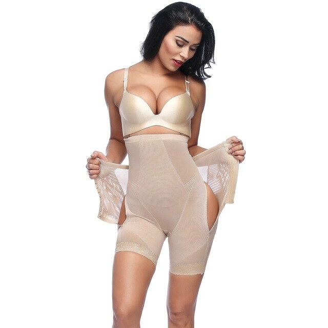 High Waist Tummy Control Underwear Shapewear Women Back Open Crotch Lift Buttock Body-shaping Slimming Underpants Sexy Lingerie