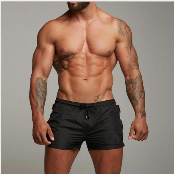 2019 Summer Swimwear Men Swimsuit Swimming Trunks Boxer Short Sexy Mens Swim Briefs Beach Shorts Surf Board Mayo Wear Sunga Suit