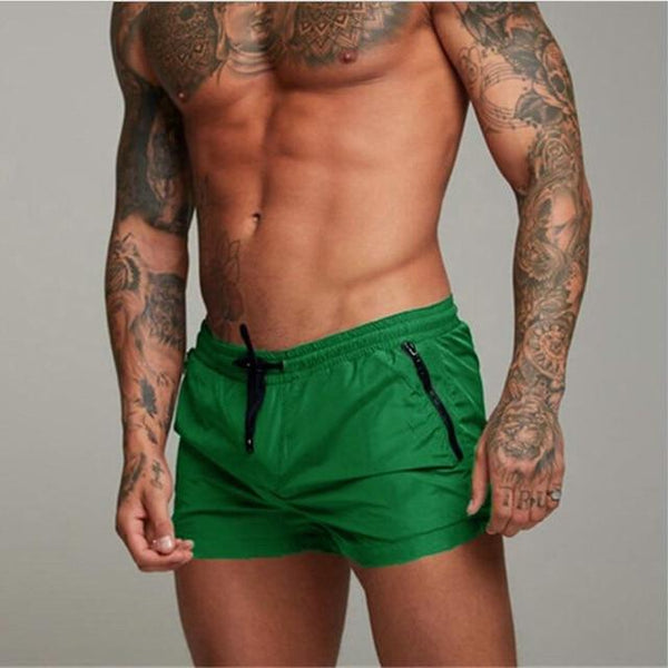 2019 Summer Swimwear Men Swimsuit Swimming Trunks Boxer Short Sexy Mens Swim Briefs Beach Shorts Surf Board Mayo Wear Sunga Suit