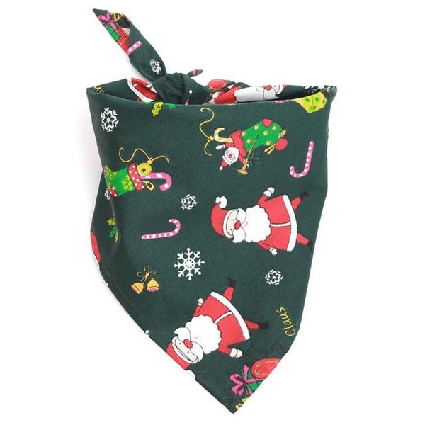 Dog Accessories Comfortable Breathable Adjustable Pet Dog Puppy Cat Neck Scarf Christmas Gift Dog Saliva Towel Neckerchief Q0