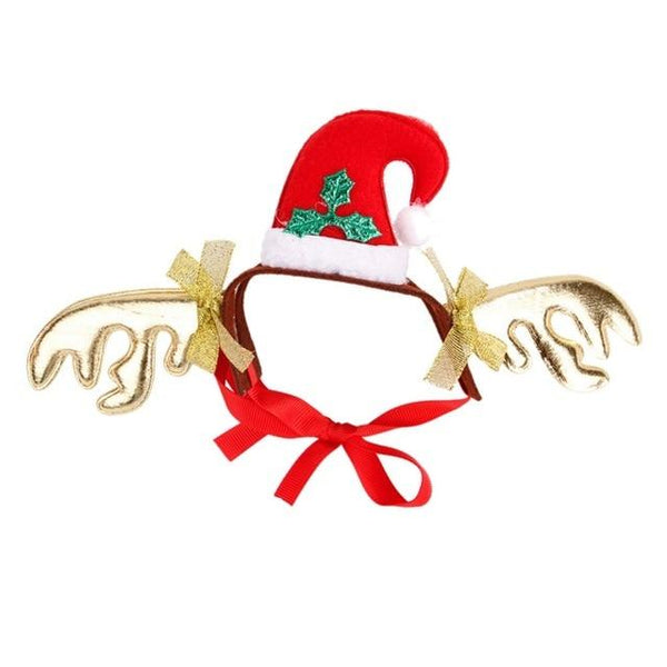 Pet Dogs Cats Christmas Decorative Costume Lovely Multi Shapes Optional Hair Hoop Dog Accessories Z