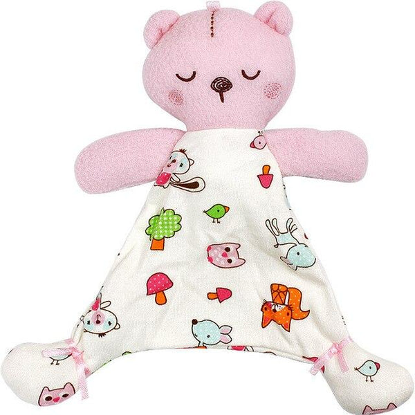 Baby Plush Toys Cartoon Bear Rabbit Soothe Appease Towel For Babys Girls Soft Comfort Towel Appease Dolls Newbrons Sleeping Toys