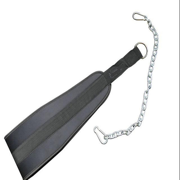 Fitness Accessories Weight Belt Adjustable Dipping Belts Pull-up Muscle Training Back Support Strap With Chain Single Double Rin