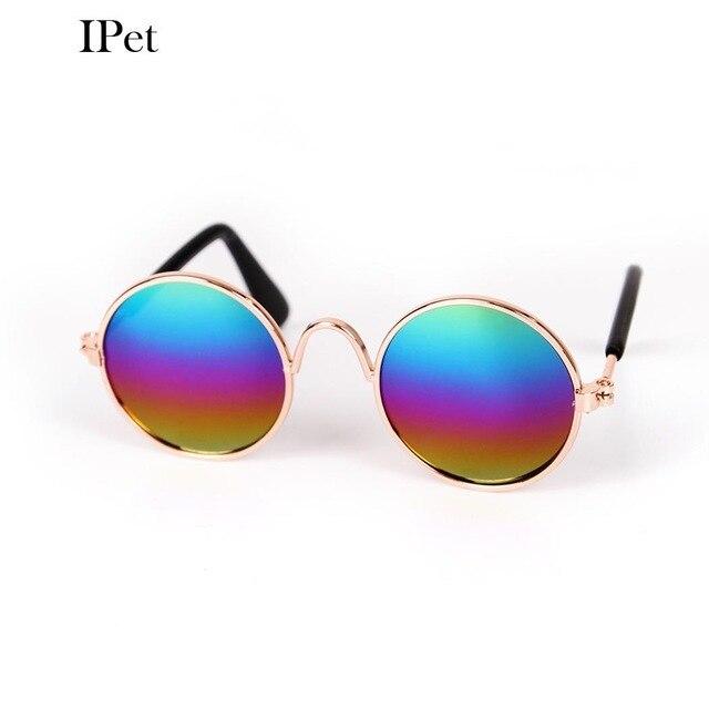 Hot Sale 5 Colors Cute Pet Sunglasses Round Shape Dog Cat Fashion Cool Styling Eye Protection Pet Accessories Supplies Products