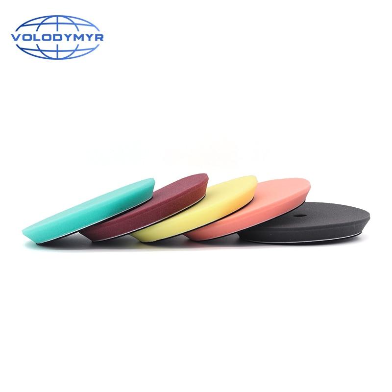 Polishing Pad 6 Inch Pads Car Accessories with 5 Inches Hook and Loop Waxing Sponge for Polisher Buffing Machine Buffer Polish
