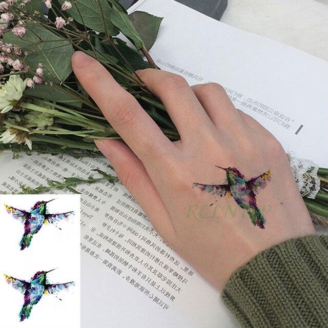 Waterproof Temporary Tattoo Sticker Swallow fly bird Flash Tatoo Fake Tatto arm leg Wrist Foot hand For Girl Men Women kids