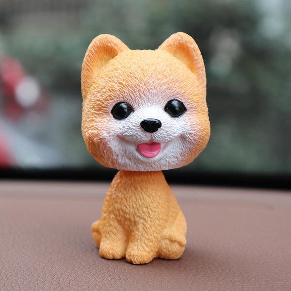 Car Ornaments Bobblehead Dog Nodding Puppy Toys Car Dashboard Decor Toy Lovely Wobble Shaking Head Dolls Auto interior Accessory