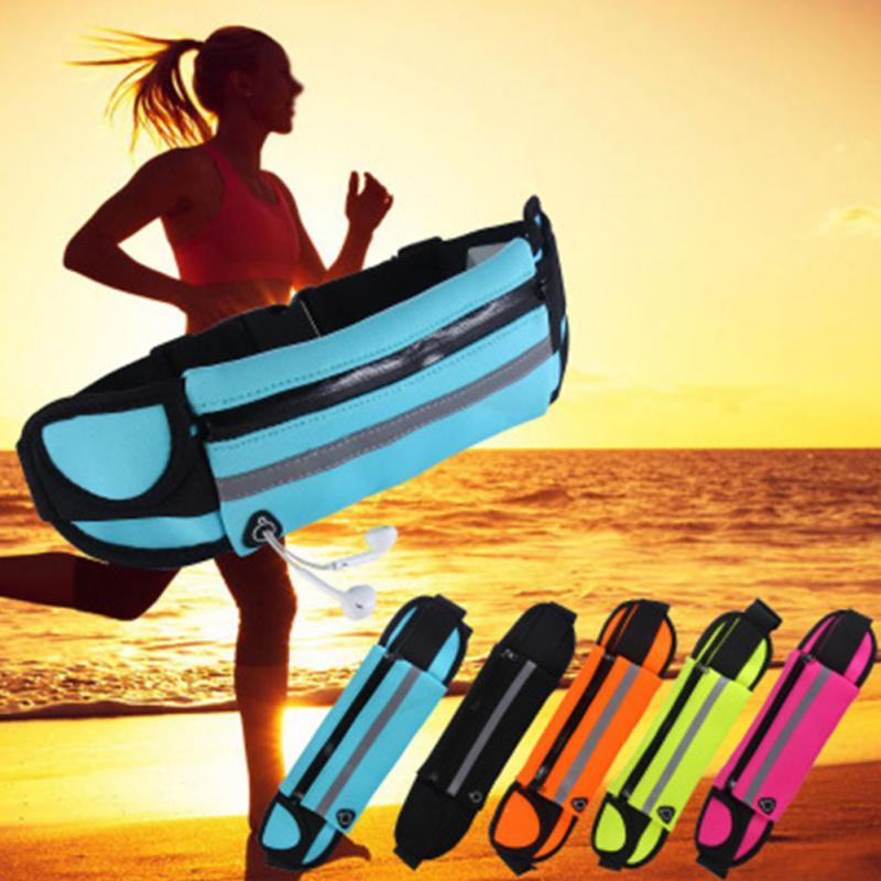 Unisex Running Bag Outdoor Waterproof Phone Waist Bag Fanny Pack Men Women Jogging Belt Gym Fitness Bag Sport Bike Accessories