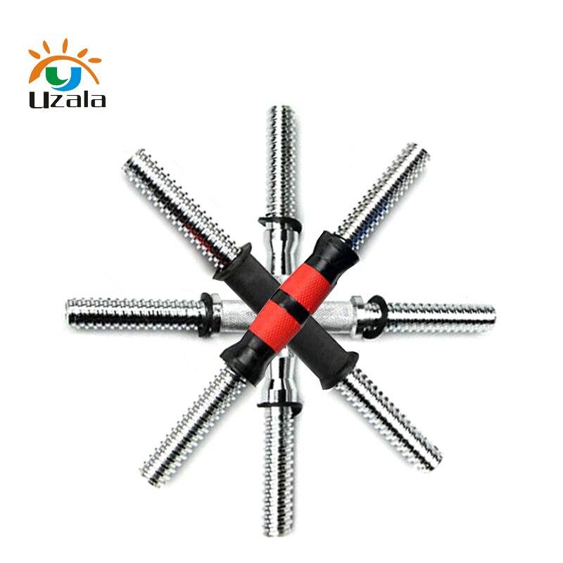 General Solid Dumbbell rod feeding nut Gym Halters Halter Bars Gewichtheffen Sport Training Fitness accessories