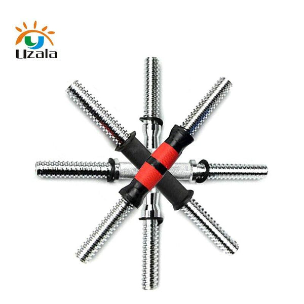 General Solid Dumbbell rod feeding nut Gym Halters Halter Bars Gewichtheffen Sport Training Fitness accessories
