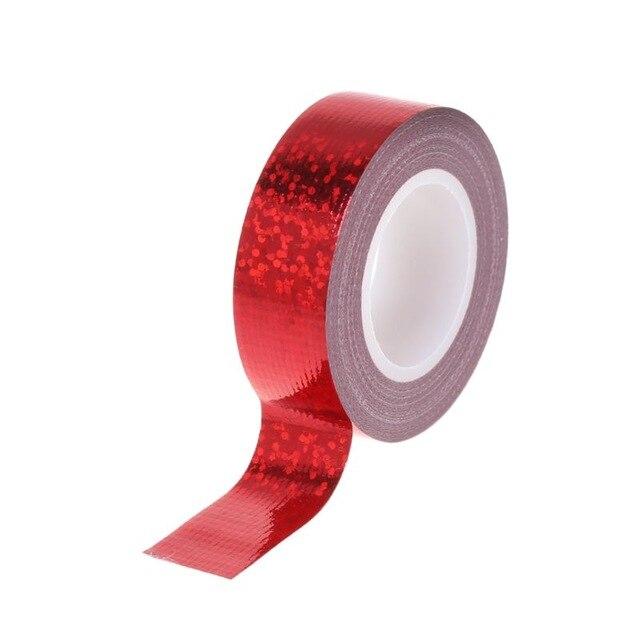 Rhythmic Gymnastics Decoration Holographic Tapes Prismatic Glitter Tapes Gimnasia Ritmica Artistic Hoops Stick Fitness Accessory