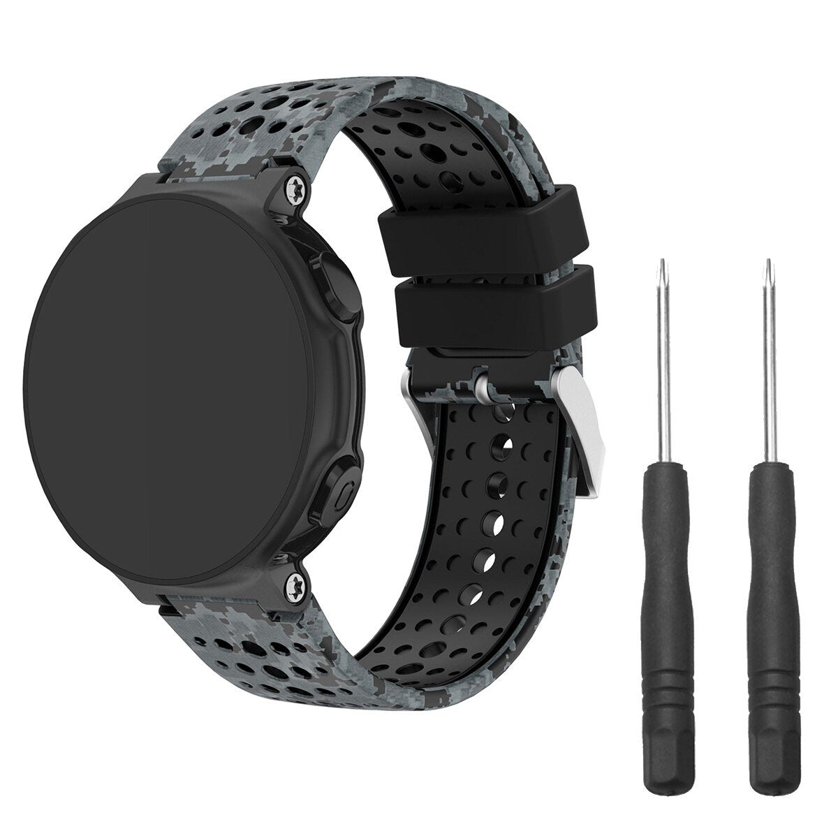 Silicone Watch Band Soft Bracelet fitness accessories equipment replace for Garmin Forerunner 220 230 235 620 630 735XT