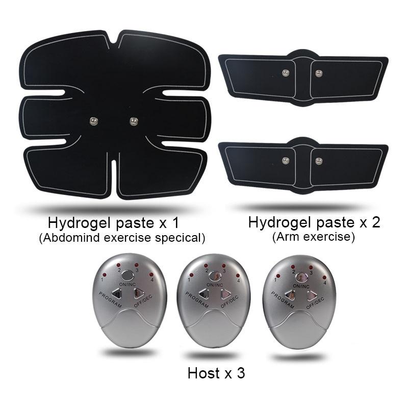 Electronic EMS Exerciser Muscle Training Device Body Abdominal Toning Stimulator Fitness Accessories Sports Slimming Massager