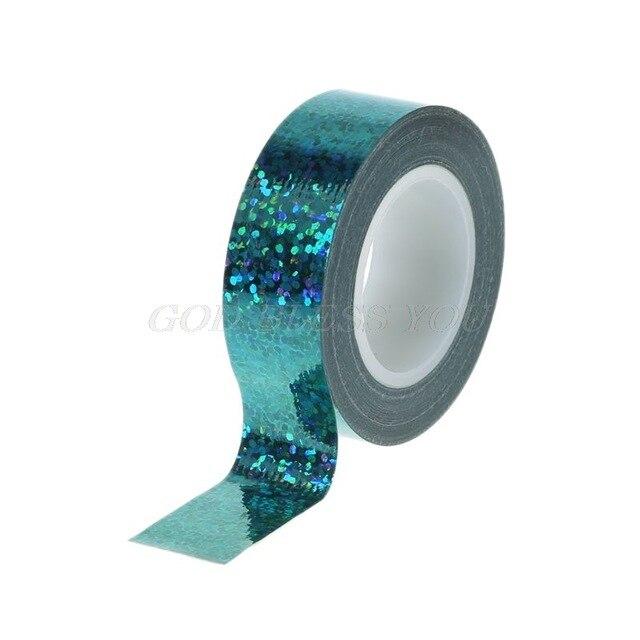 Rhythmic Gymnastics Decoration Holographic Tapes Prismatic Glitter Tapes Gimnasia Ritmica Artistic Hoops Stick Fitness Accessory