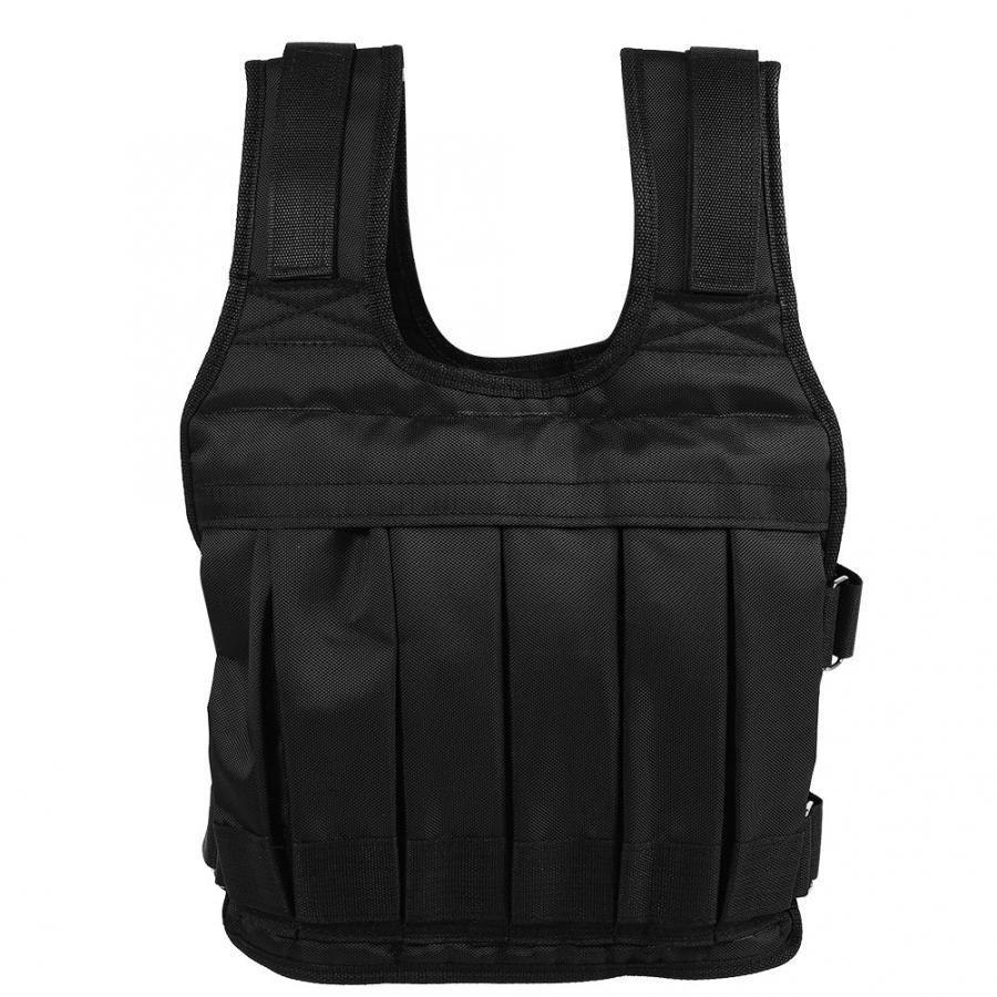 Durable Portable Oxford Cloth Heavy Duty 50KG Weighted Vest Strength Training Jacket for Workout Fitness For Fitness Accessory
