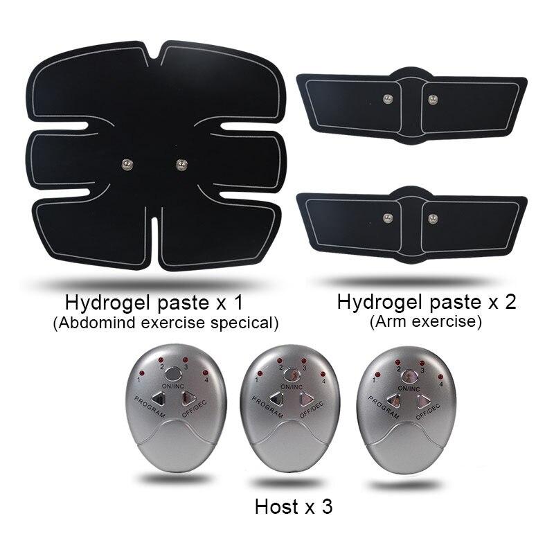 Electronic EMS Exerciser Muscle Training Device Body Abdominal Toning Stimulator Fitness Accessories Sports Slimming Massager