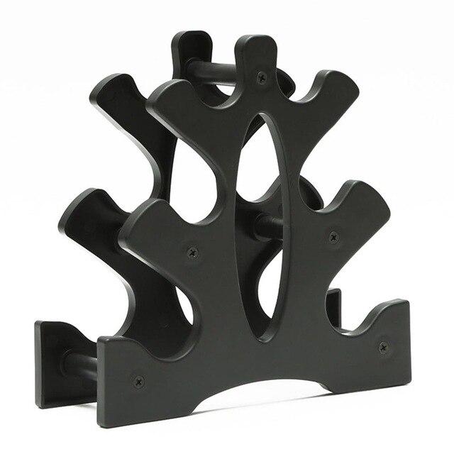 Weightlifting Dumbbell Rack Dumbbell Bracket Floor Stand Vertical Three-tier Fitness Dumbbell Rack Sports Accessories