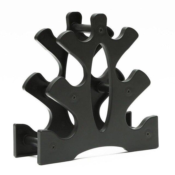 Weightlifting Dumbbell Rack Dumbbell Bracket Floor Stand Vertical Three-tier Fitness Dumbbell Rack Sports Accessories