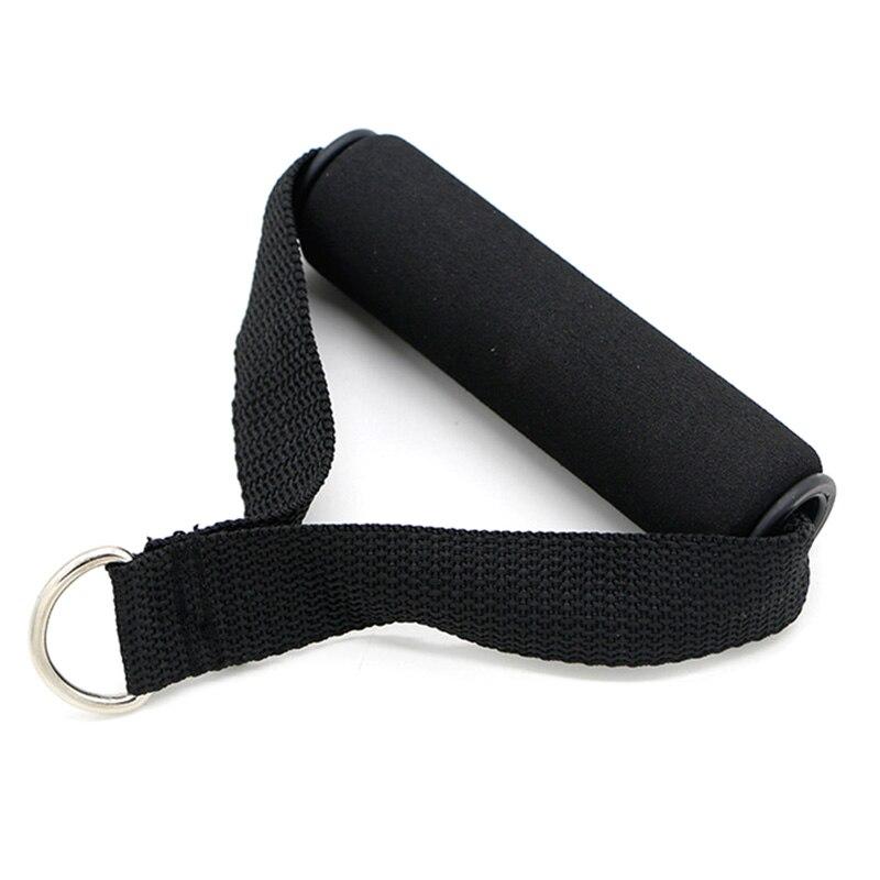 D-ring Spring Pull Rope Cable Bar Elastic String Foam Handle Fitness Equipment Holder Pull Handle Fitness Equipment Accessories