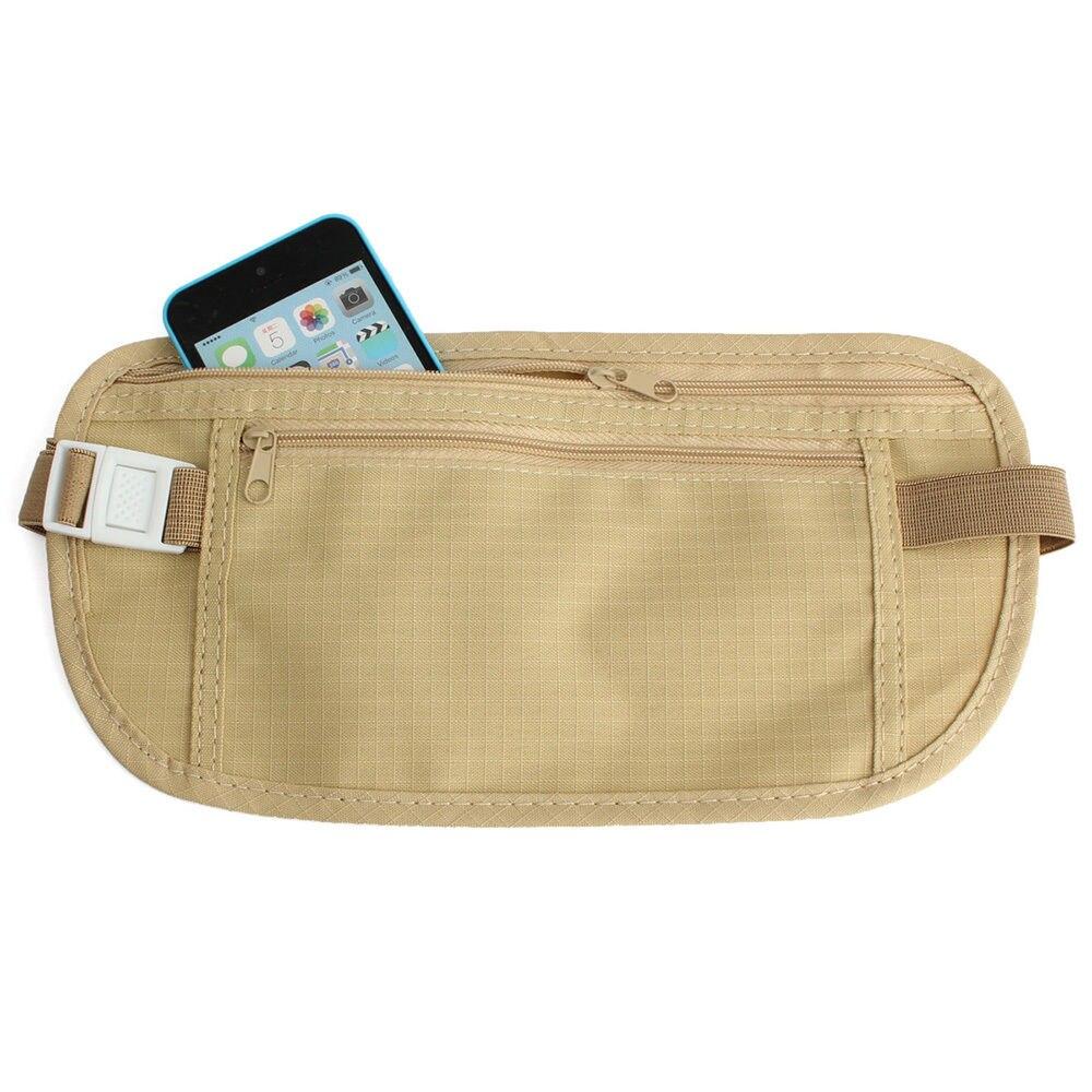 2019 Hot Sale Unisex Khaki Travel Bum Bag Handy Hiking Sport Fanny Pack Waist Belt Zip Pouch Fitness Equipment Accessories