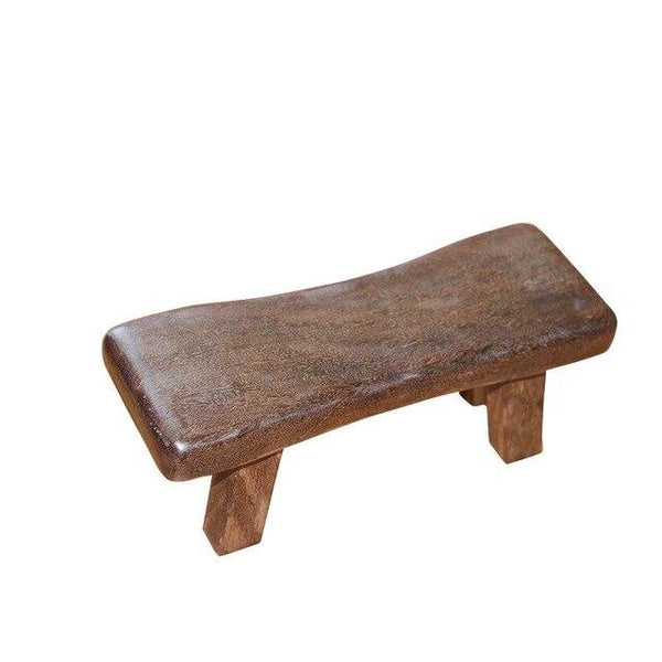 Wooden Fitness Sleeping Pillow Solid Wood Cervical Support Pillow Massage Fitness Yoga Stool Fitness Equipment Accessory