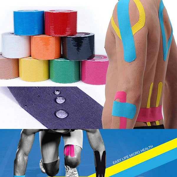 Cotton sports tape 5cm muscle stickers Fitness Equipments Accessories 2019 New Arrival