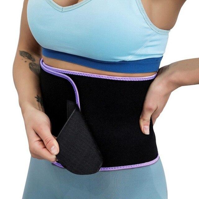 Rubber Adjustable Fitness Waist Thigh Belt Sweating Arm Weight Loss Package Support Fitness Sportswear Accessories