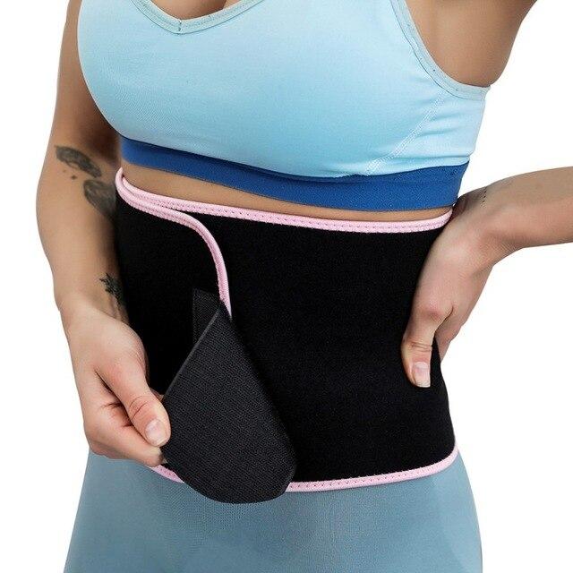 Rubber Adjustable Fitness Waist Thigh Belt Sweating Arm Weight Loss Package Support Fitness Sportswear Accessories