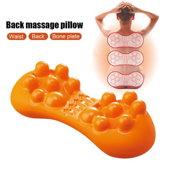 Waist Back Massager Fatigue Relief Soothing Massage Pillow Relax Waist And Back Outdoor Abdominal Fitness Massage Accessories