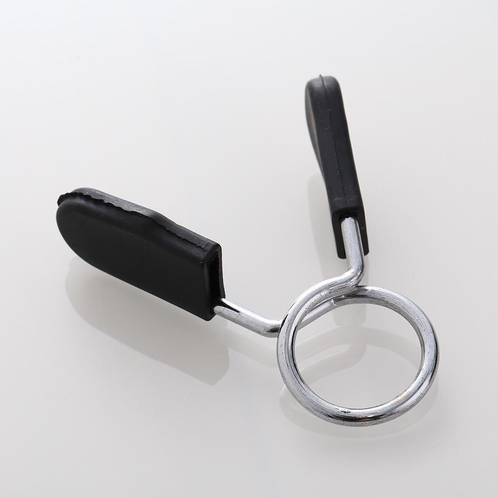 Dumbbell Spring Clips Collars Fitness Weight Barbell Metal Rubber Accessories