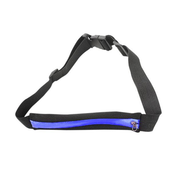 Women Men Outdoor  Unisex Small Waist Bag Water Resistant Elastic Zipper Buckled Storage Bags Fitness Sportswear Accessories