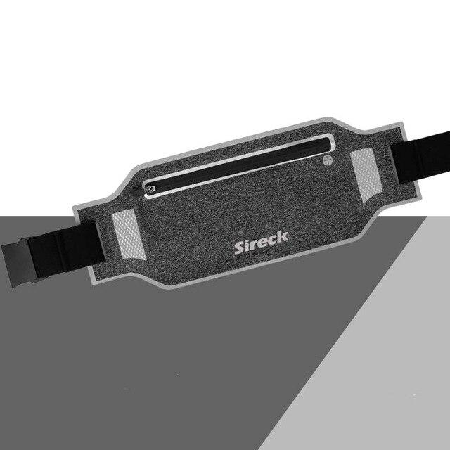 Sireck Running Waist Bag Waterproof Sport Bag For 6.0 Inch Phone Fanny Pack Jogging Belt Fitness Gym Hip Bag Running Accessories