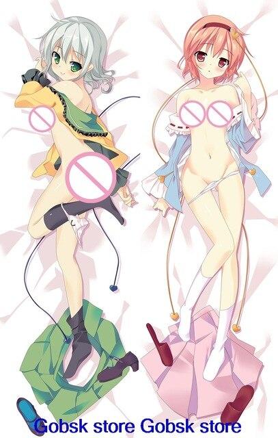 Anime TouHou Project Subterranean Animism characters sexy girl Komeiji Satori Dakimakura pillow cover Hugging Body pillowcase