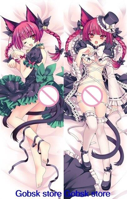 Anime TouHou Project Subterranean Animism character sexy girl Kaenbyou Rin Dakimakura throw pillow cover Hugging Body pillowcase
