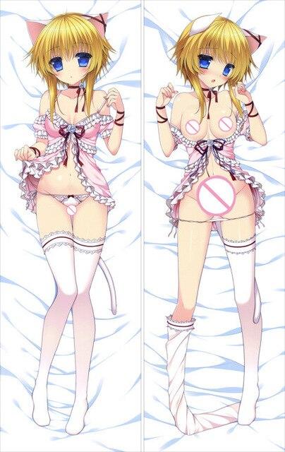 Almism suterii anime characters sexy animal ears girl throw pillow cover Otome body Pillowcase