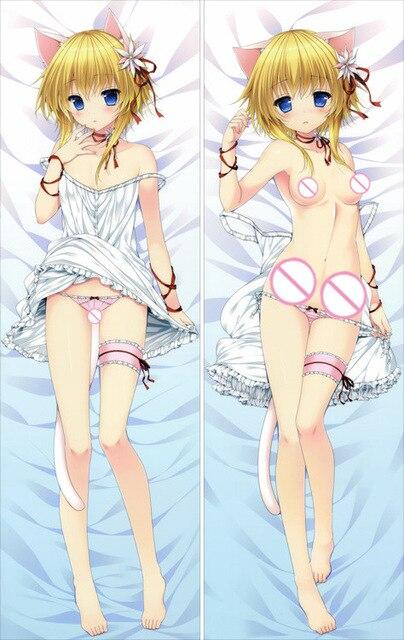 Almism suterii anime characters sexy animal ears girl throw pillow cover Otome body Pillowcase