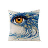 Art Character Eye Pillow Cover Home Linen Pillow Cover Without Pillow Core Simple Square Pillowcase Cover Waist Pillow Cover